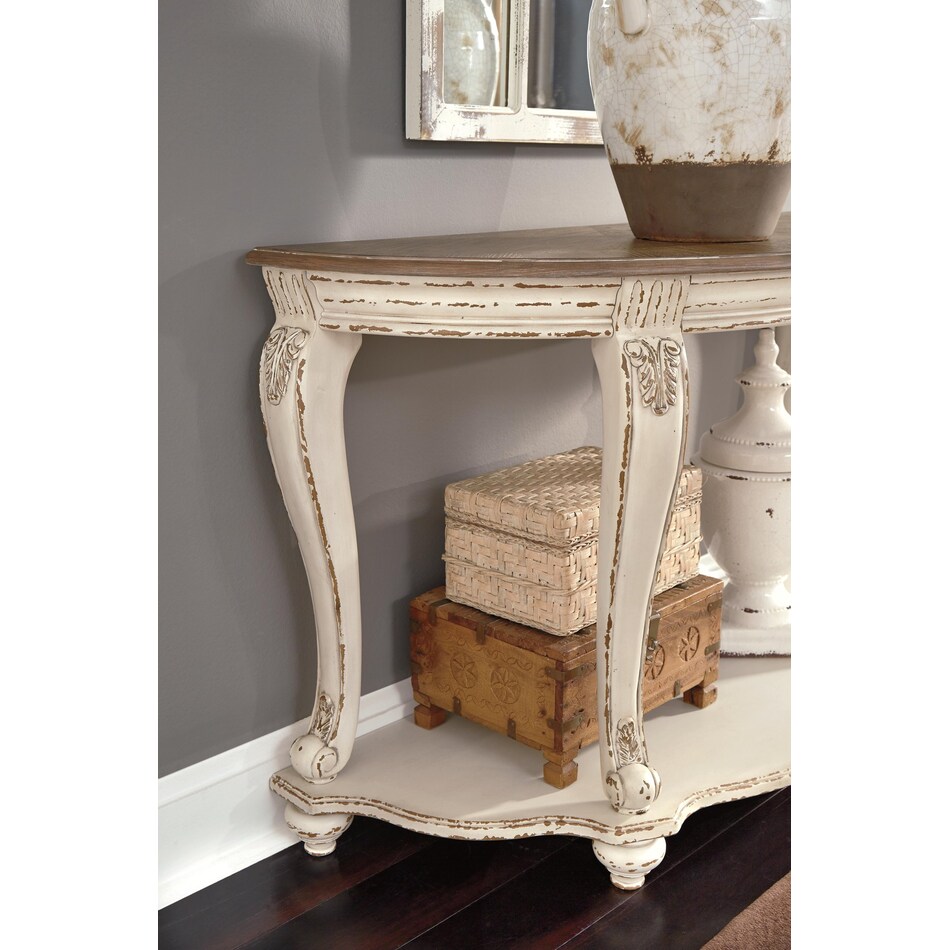 white brown occasional tables   