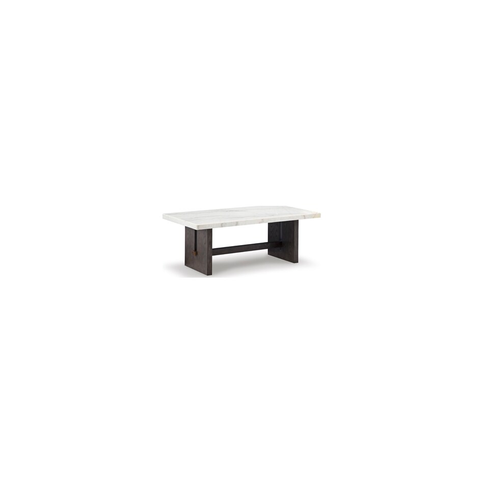 white dark brown occasional tables   