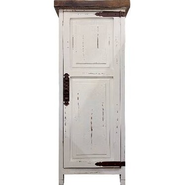 Mini Cabinet - White Distressed