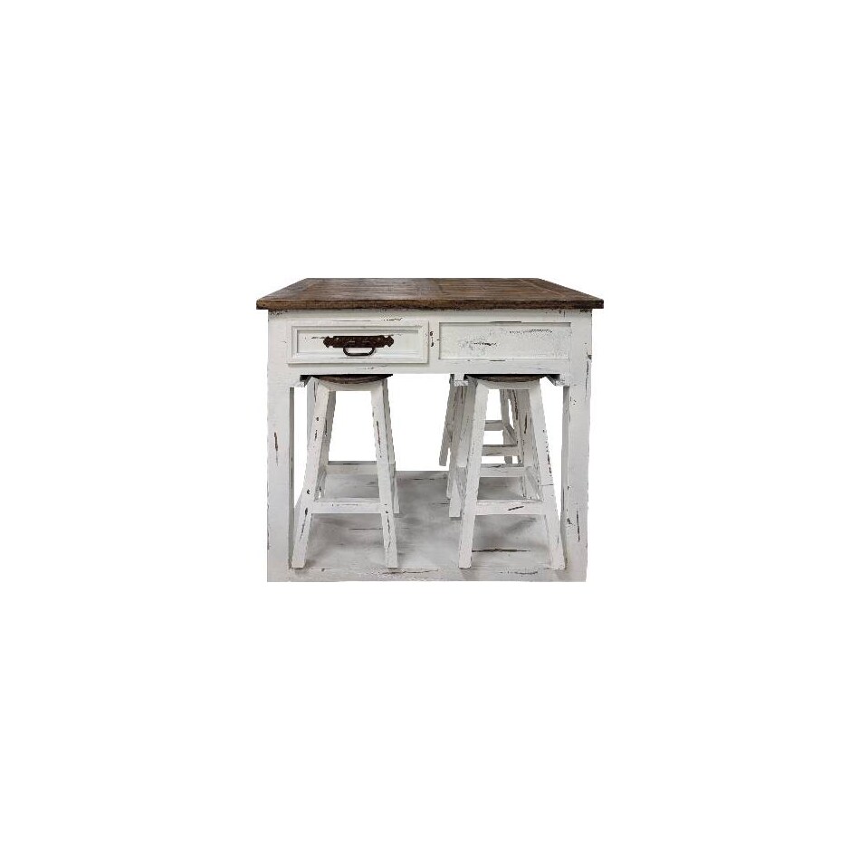 white distressed pub tables bars and stools   