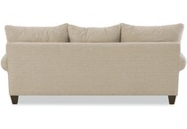 white fabric living room groups   