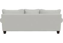 white fabric living room groups   