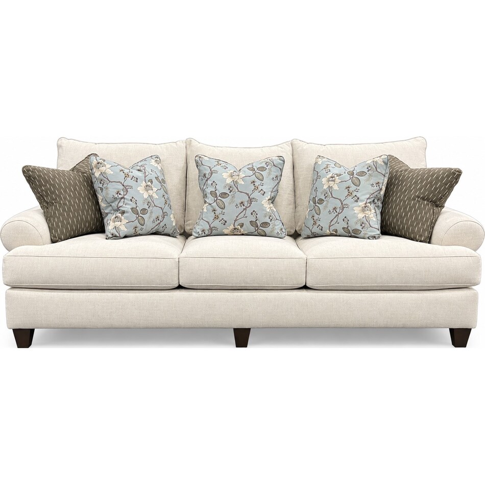 white fabric living room groups   