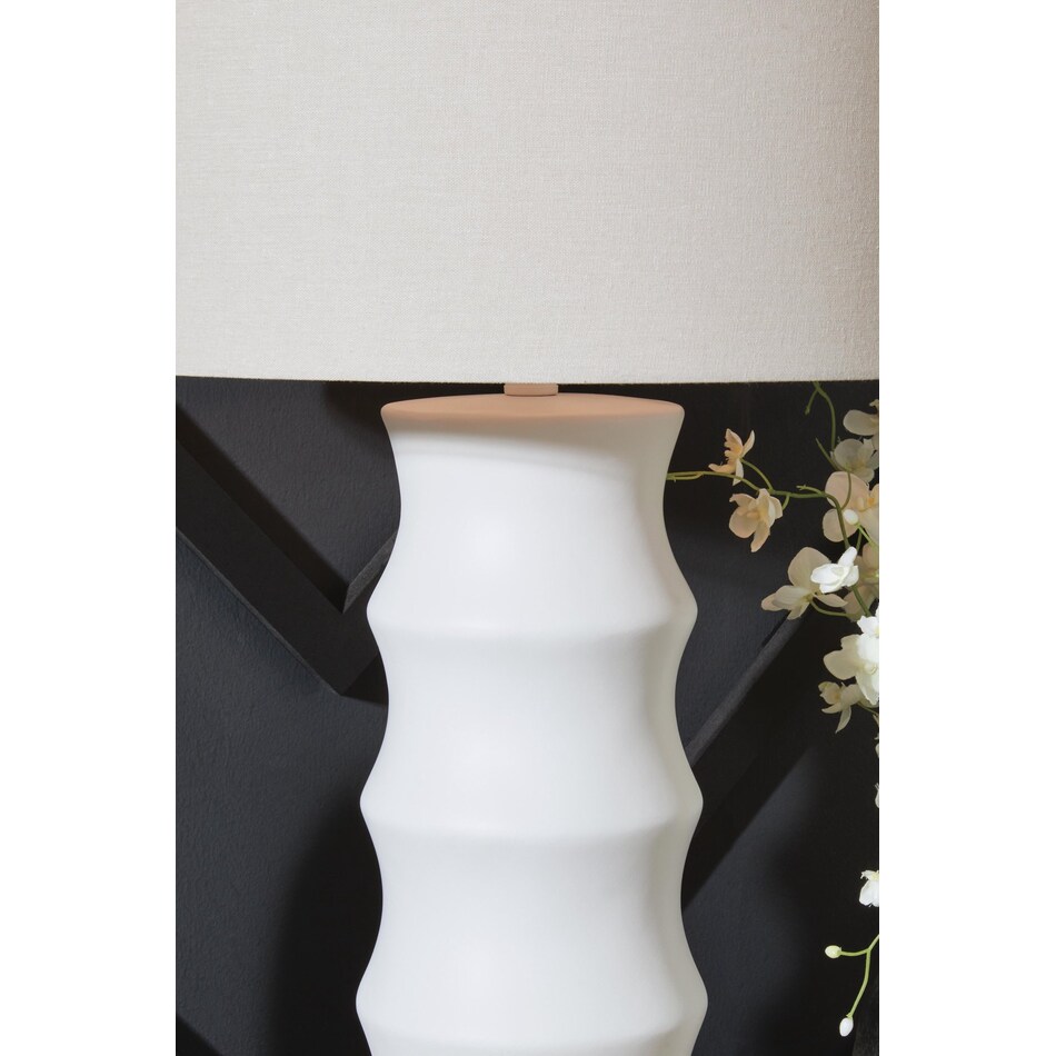 white lamps   