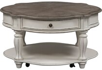 white occasional tables   