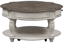 white occasional tables   