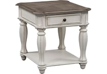 white occasional tables   