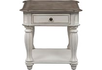 white occasional tables   