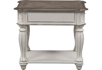 white occasional tables   