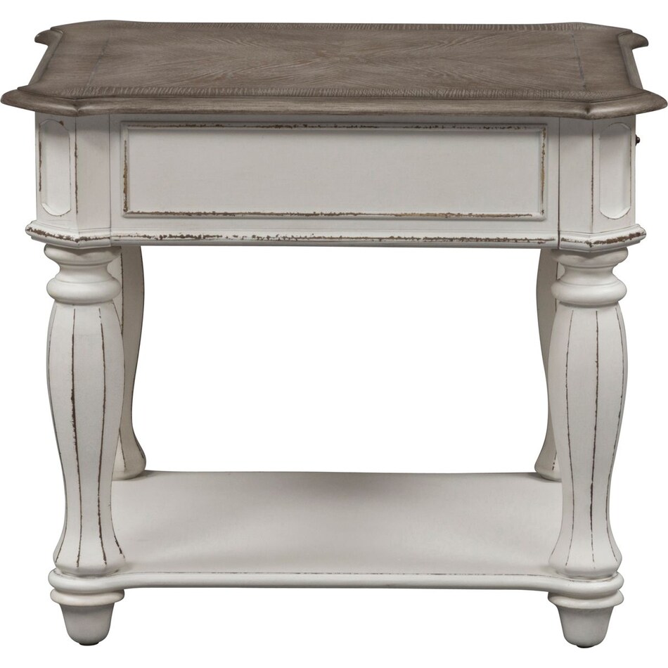 white occasional tables   