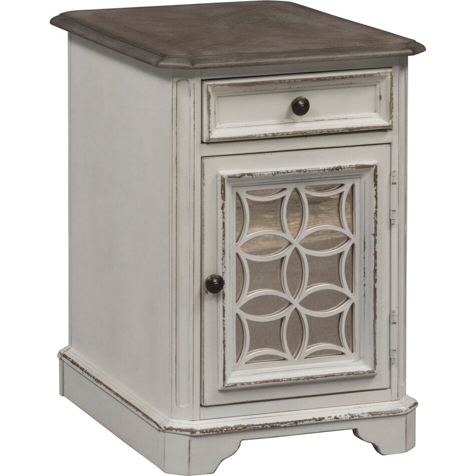 white occasional tables   