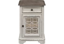 white occasional tables   