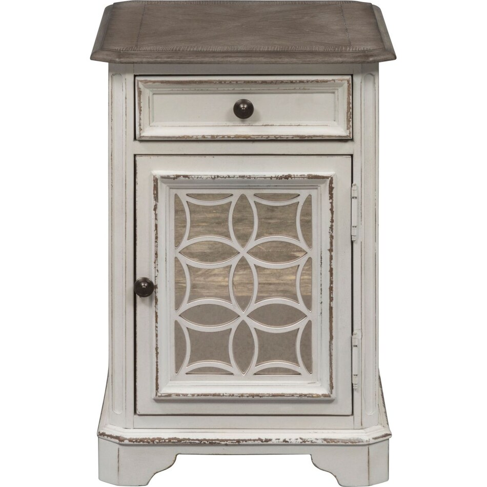 white occasional tables   