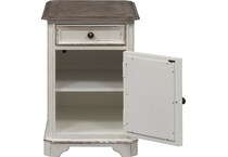 white occasional tables   