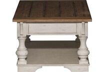 white occasional tables   