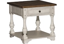 white occasional tables   