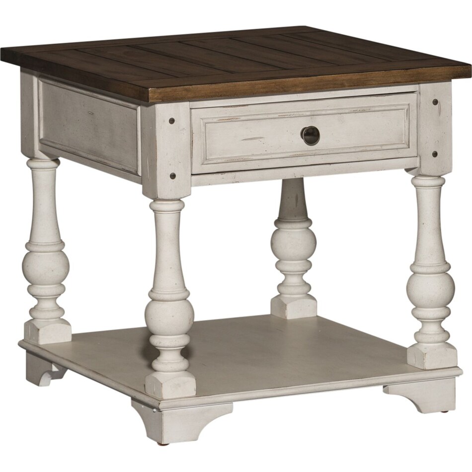 white occasional tables   