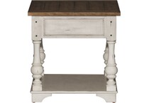 white occasional tables   