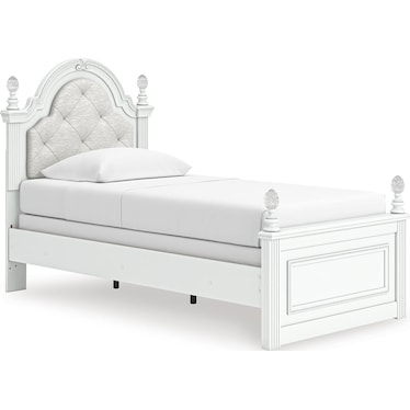 Kozlani Twin Upholstered Panel Bed