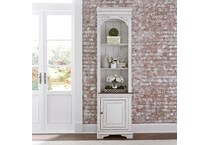 white wall units   