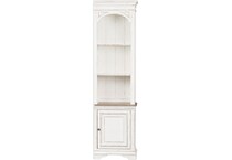 white wall units   