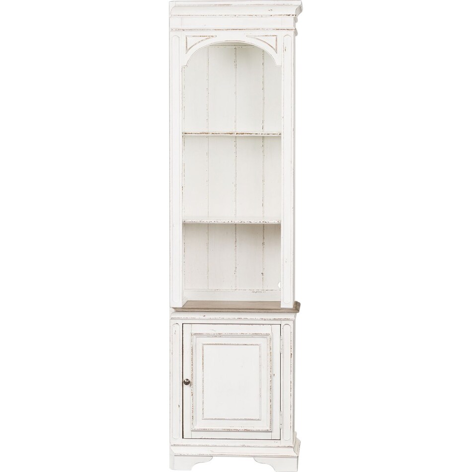 white wall units   