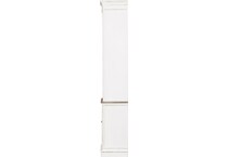 white wall units   