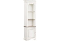 white wall units   