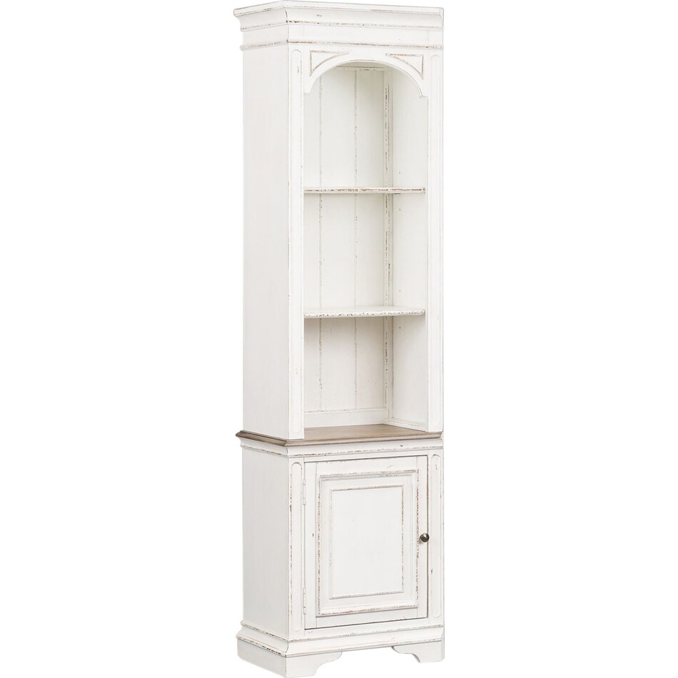 white wall units   
