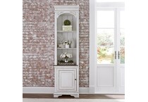 white wall units   