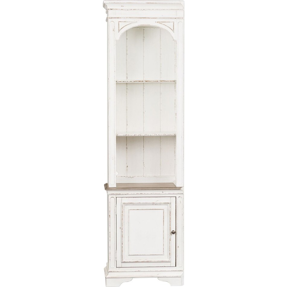 white wall units   