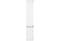 white wall units   