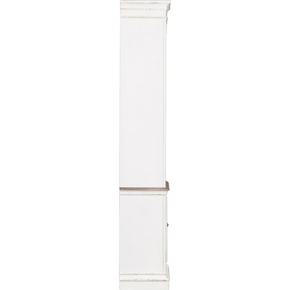 white wall units   