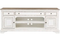 white wall units   