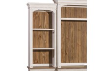 white wall units   