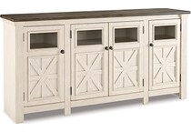 white weathered gray wall units   