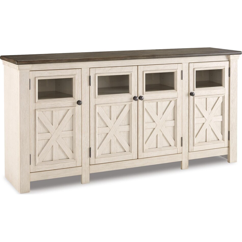 white weathered gray wall units   