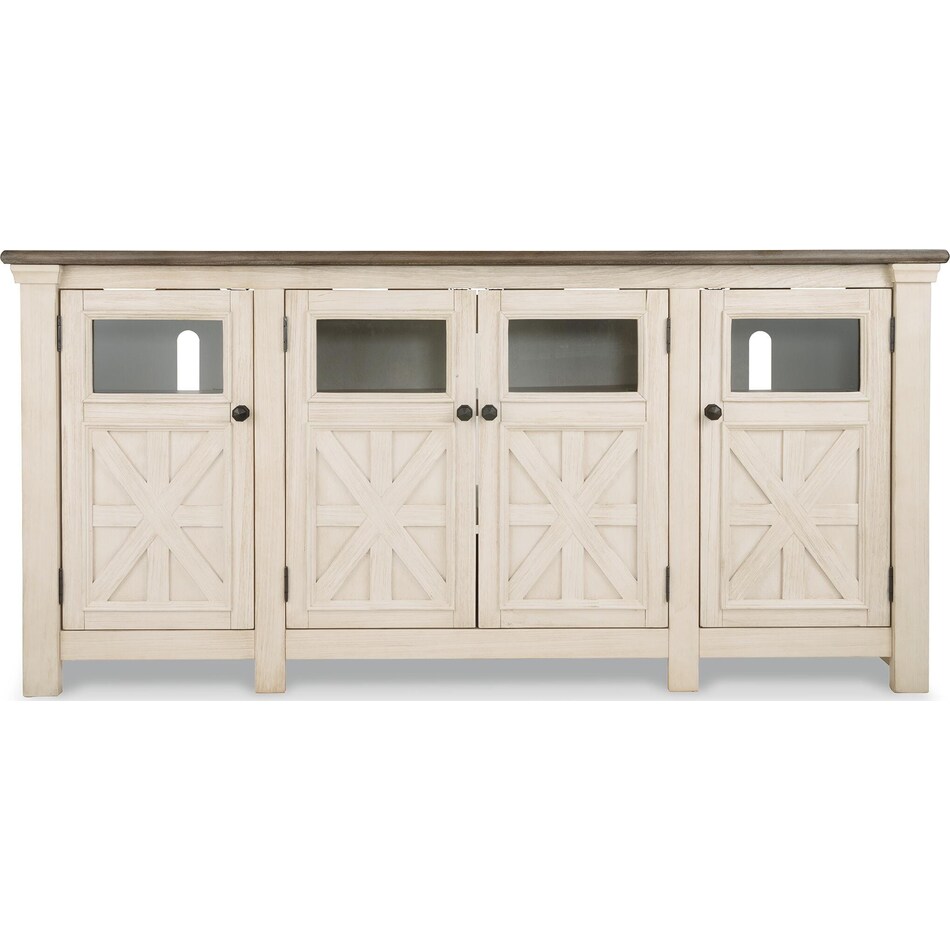 white weathered gray wall units   