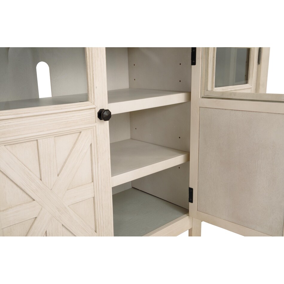 white weathered gray wall units   