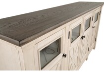 white weathered gray wall units   