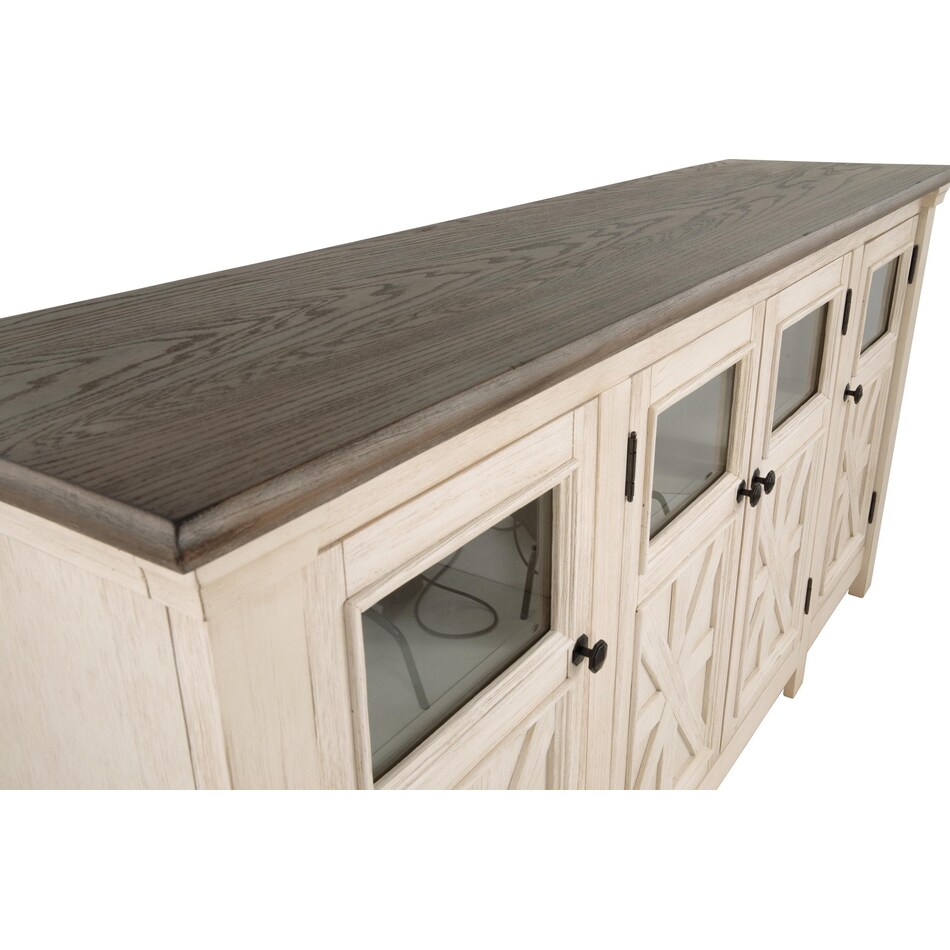 white weathered gray wall units   