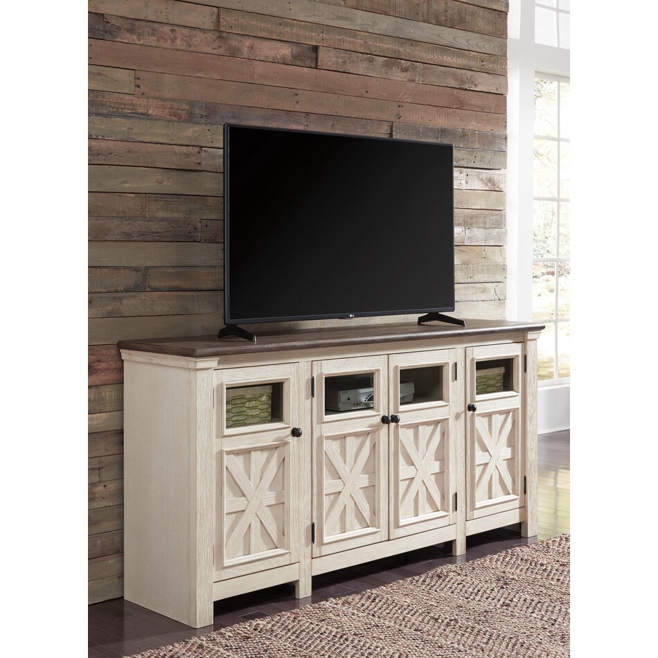 white weathered gray wall units   