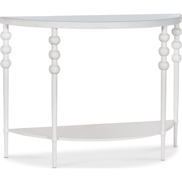 Melange On the Bright Side Demilune Console