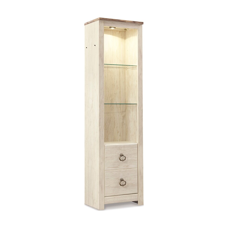 whitewash wall units   