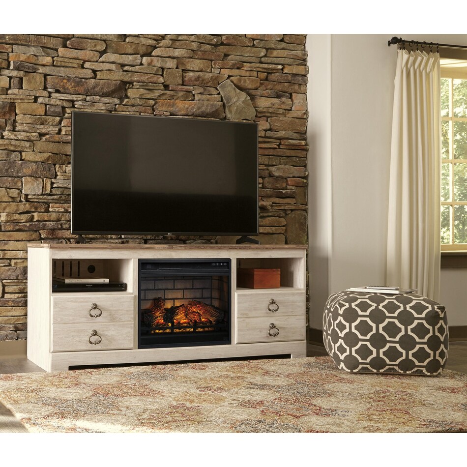 whitewash wall units   