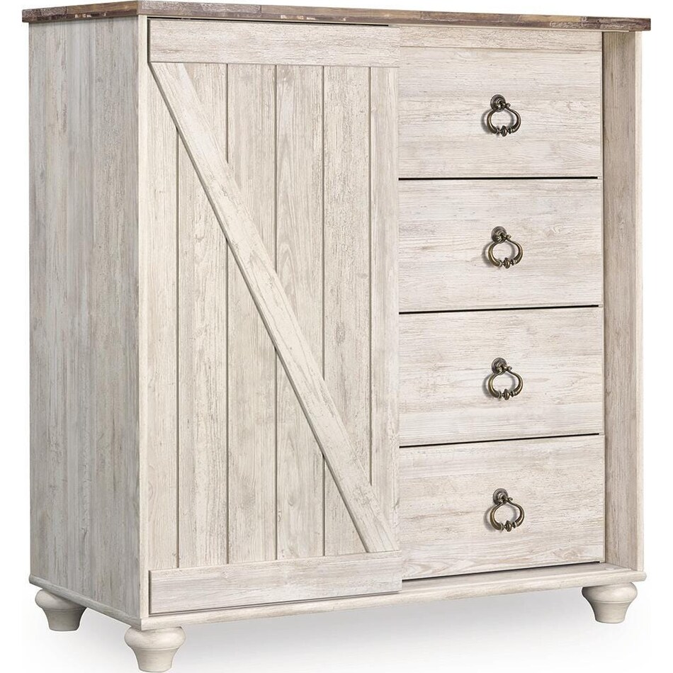 whitewash youth bedroom   