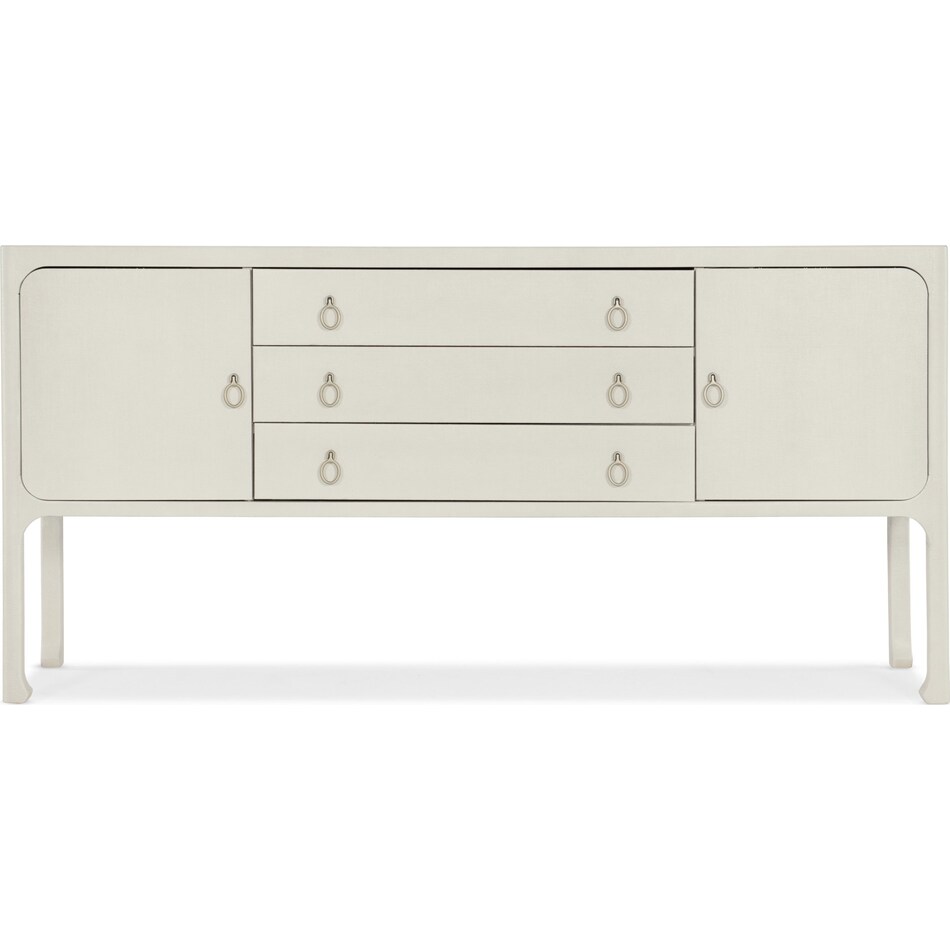 wood raffia wall units   