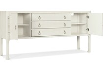 wood raffia wall units   