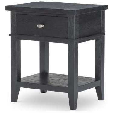 Open Night Stand (1 Drawer, 1 OPEN SHELF, USB-C)